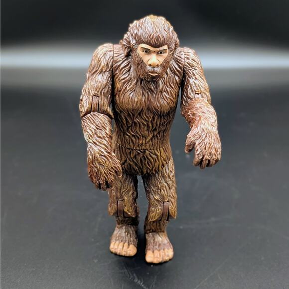 Morning with Bigfoot – Landsoe Pottery Mug & Archie McPhee Sasquatch Figure Set - Picture 7 of 9